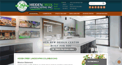 Desktop Screenshot of hiddencreeklandscaping.com